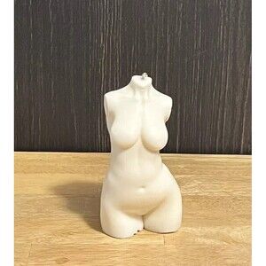 NORDSTROM CAIYU HERA CANDLE UNSCENTED GREEK GODDESS SOY WAX WOMAN WHITE